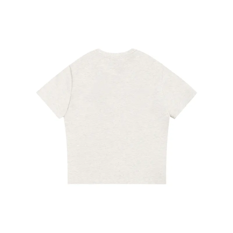 Atry Flower Body LOGO Series Drop Shoulder Sleeve T Shirt Women's-10
