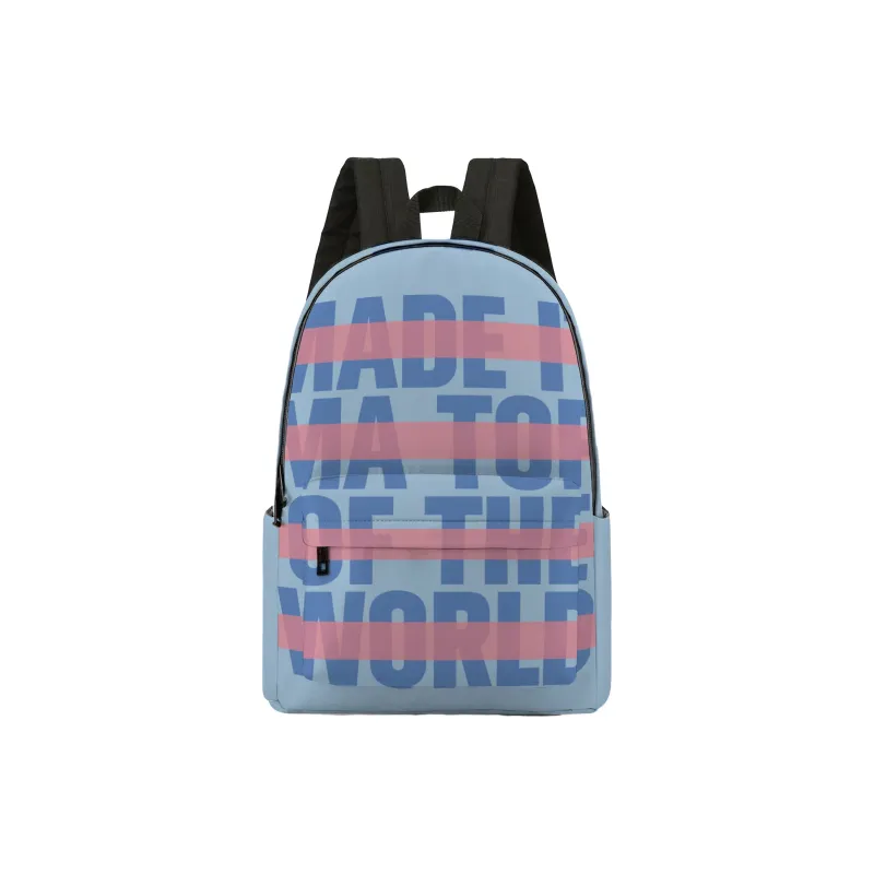 ONRF SOUNDBYTE Collaboration Polyester Water Repellent Backpack Medium Size Unisex White-35
