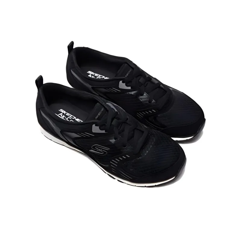 Skechers Gratis Slip-Resistant Breathable Low-Top Casual Running Shoes Women's Black-3
