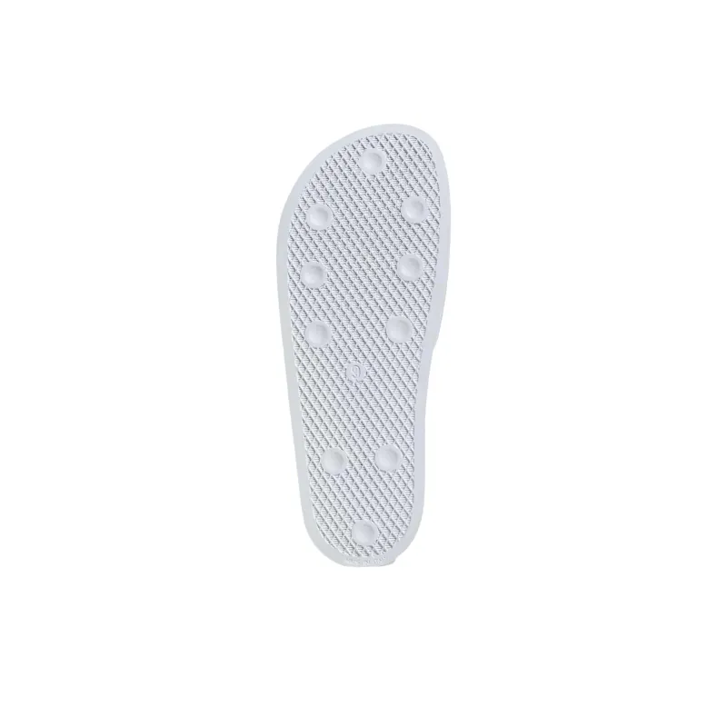 Adidas Originals Adilette Slides Cloud White Bright Blue-5