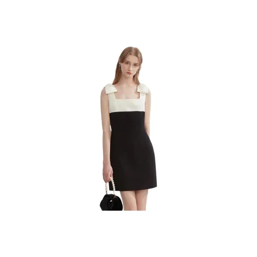 Caroline Sleeveless Dresses Women's Black/White