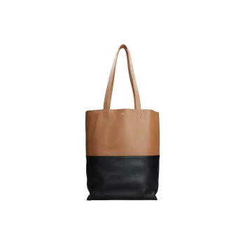 A.P.C Leather Tote Bag Shopping Bag Handbag Women's Brown & Black