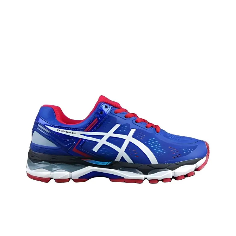 Asics Gel-Kayano 22 Wear-Resistant Low-Top Basketball Shoes Men's Blue Red-1