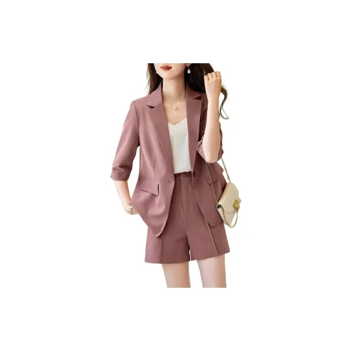 XWI Business Suits Women's Leather Pink