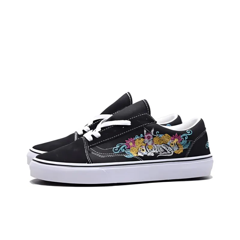 Vans Old Skool Dia De Los Muertos 'Black'-2