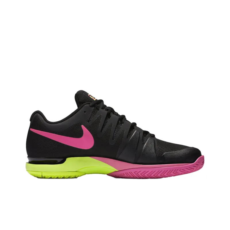 Nike Zoom Vapor 9.5 Tour Cushioning Low Top Tennis Shoes Women's Black Yellow-1