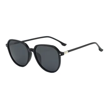 BSELEON TR/Memory Plastic Round Sunglasses Unisex