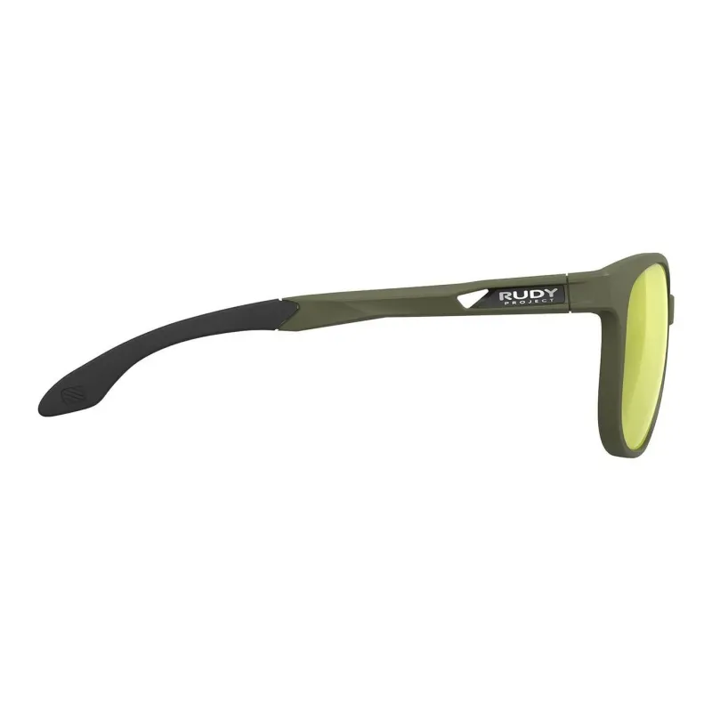 RUDY PROJECT Polyamide Square Sunglasses Unisex Green-4