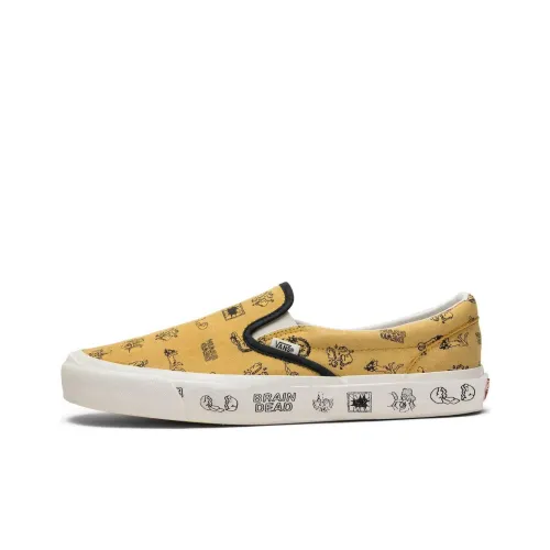 Vans Slip-On Brain Dead Gold