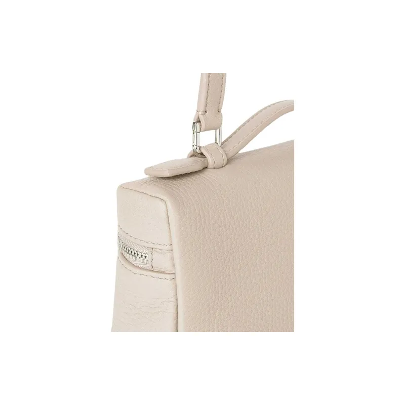 Loro Piana Cow Leather Makeup Bag, Shoulder Bag, Crossbody Bag, Handbag Women's Light Lime Hue-5