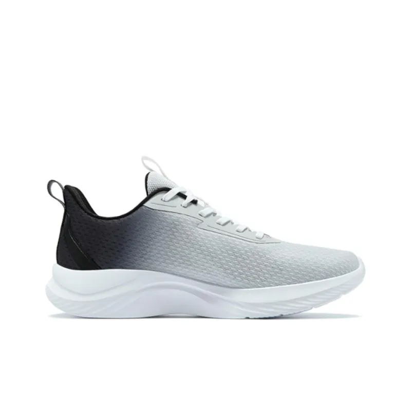 QIAODAN Cushioning And Breathable Low Top Casual Running Shoes Men's Gray-1