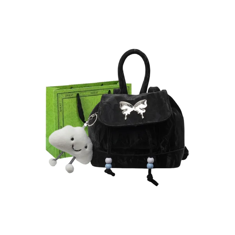 KARUISHA PU Carry Backpack Women's Pink/Silver/Black/Blue-8