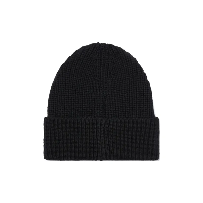 PALM ANGELS Logo Embroidered Knitted Beanie-1