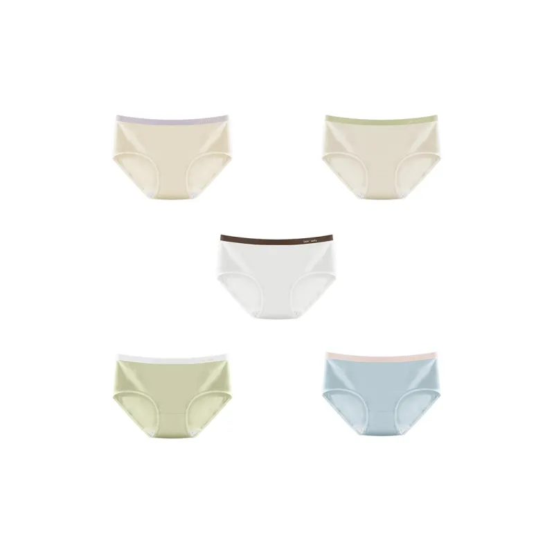 Flowers In Water Underpants Women's 5 Pack-9