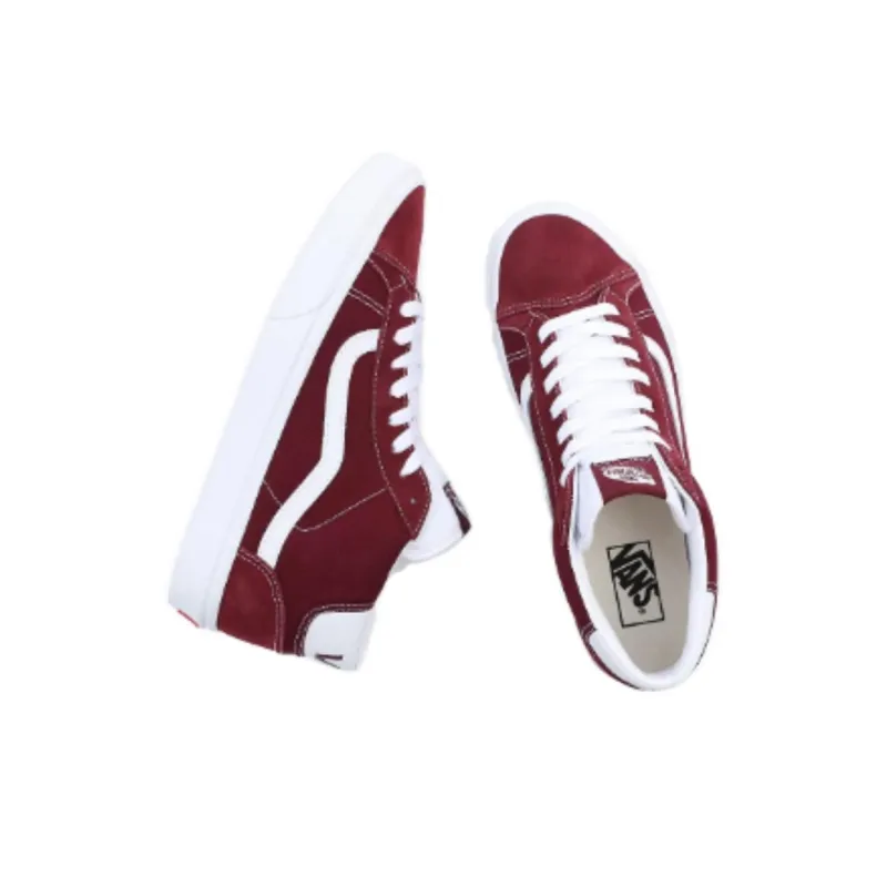 Vans Unisex Mid Skool 37 Sneakers Deep Wine Wine Red-3