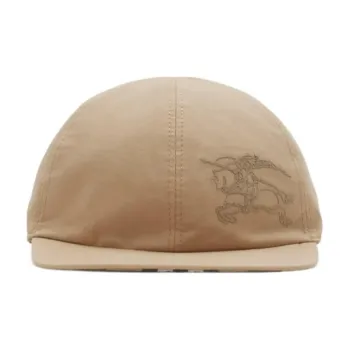 Burberry Ekd Embroidered Checked Reversible Cap