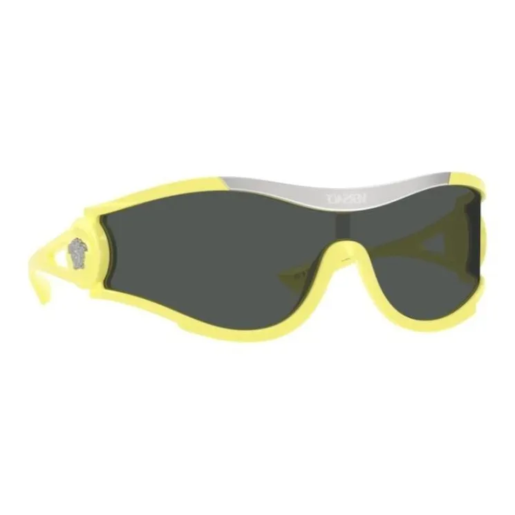 VERSACE Eyewear Shield Frame Sunglasses-1
