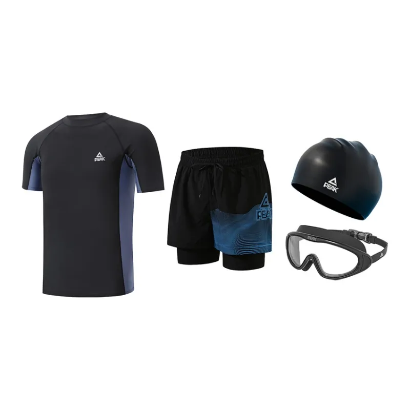 PEAK Swimming Sets Polyester Hot Spring Beach Men's Plus Size-6