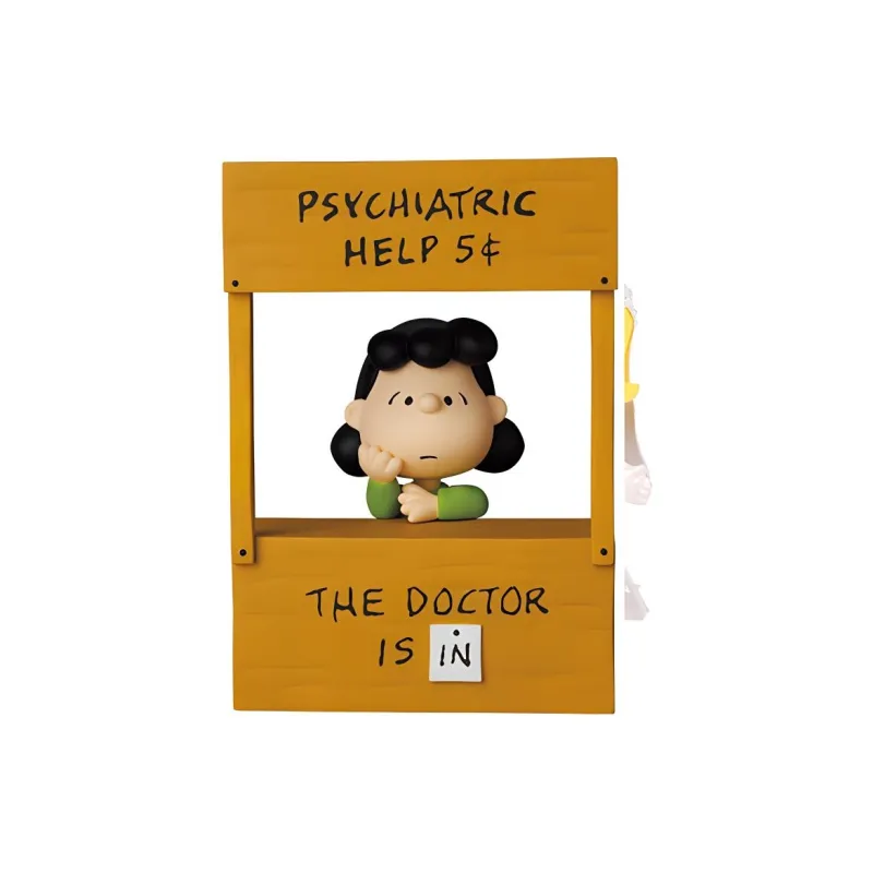 Medicom Toy Snoopy Emergency Station On The West Side Of The Road Scale Figures 12cm-1