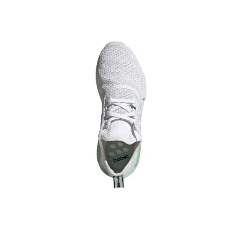 Adidas Nmd R1 Knit White Blush Green-4