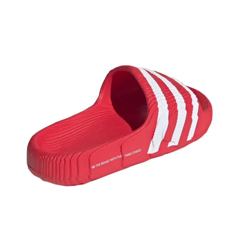 Adidas Adilette 22 Slides Better Scarlet Cloud White-3