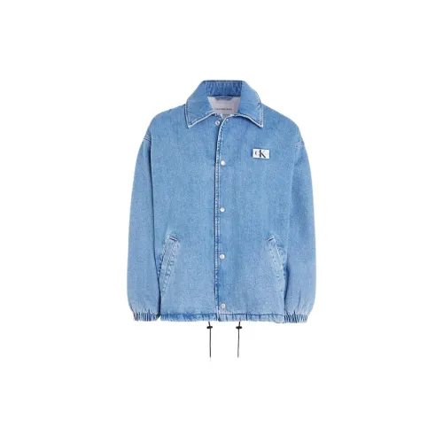 Calvin Klein Denim Jackets Women's Light Blue