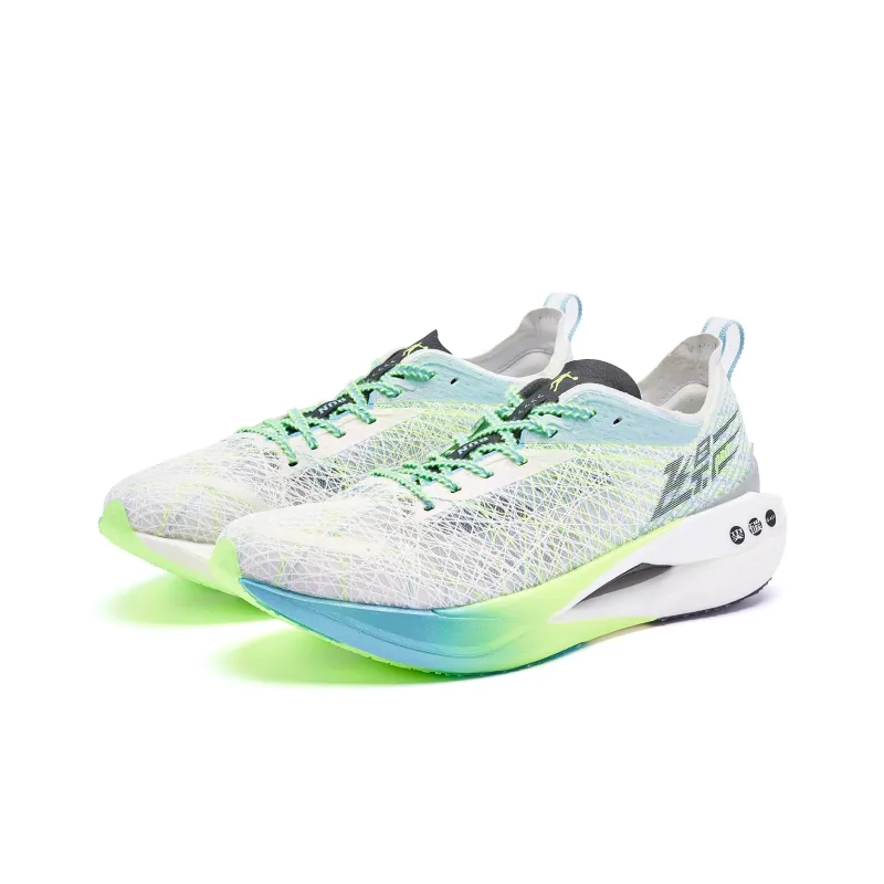QIAODAN Flying Shadow PRO Running Shoes Men Low Top Jordan White Rain Blue-2