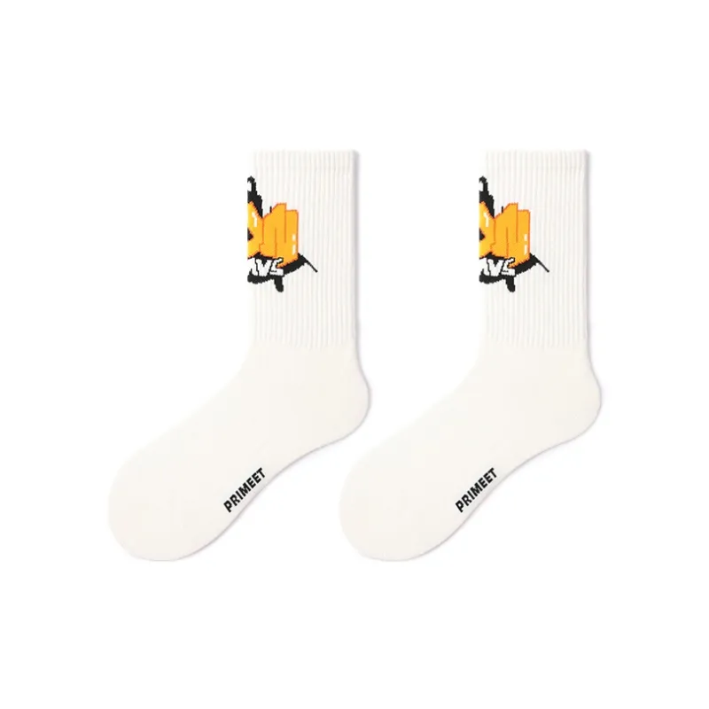 Primeet Mid Calf Socks Unisex 5 Pack-38