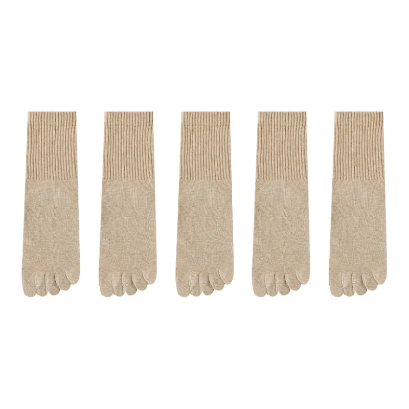 MIIOW Mid Calf Socks Women's 5 Pack-13