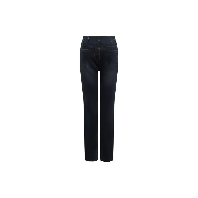 TSMLXLT Jeans Women's Midnight Black-1