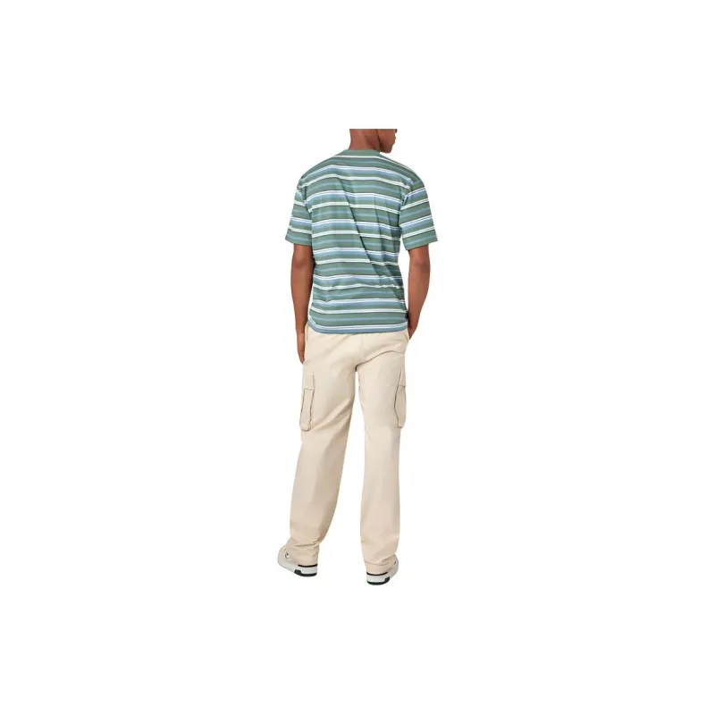 Dickies T-Shirt Men's Blue Striped Crown-1