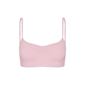 SKIMS MICRO POINTELLE SCOOP BRALETTE Bra Women's Baby Pink/Light Pink