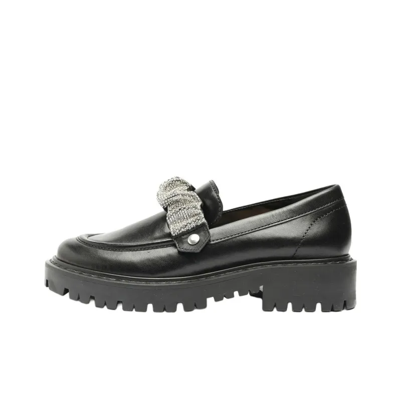 Schutz Manny Loafers 3.6cm Women's Black-0