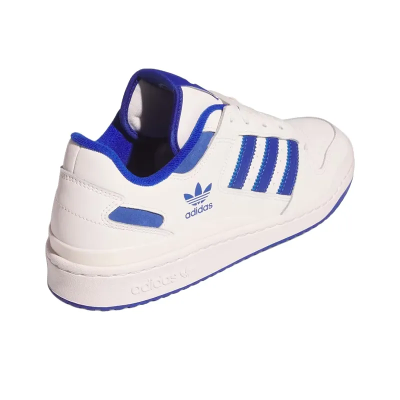Adidas Forum Low Cl Core White Royal Blue-3