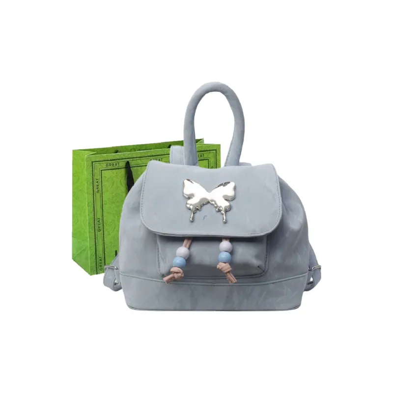 KARUISHA PU Carry Backpack Women's Pink/Silver/Black/Blue-13