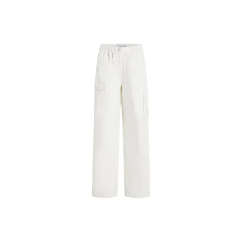 Calvin Klein Cargo Pants Women's Ice White