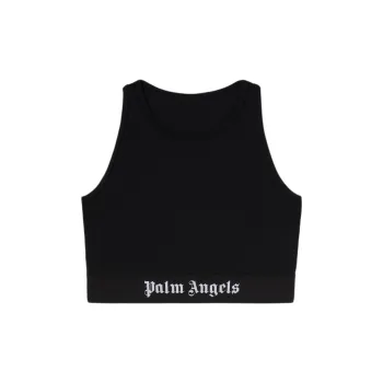 PALM ANGELS Logo Underband Racerback Bra