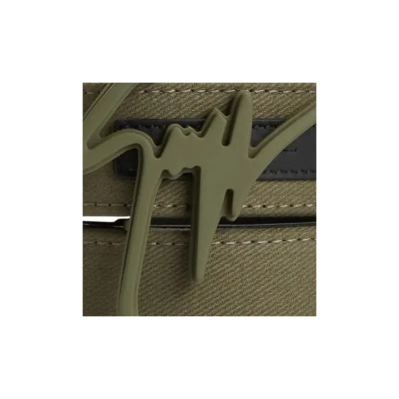 Giuseppe Zanotti Logo buckle Cotton Belt-1