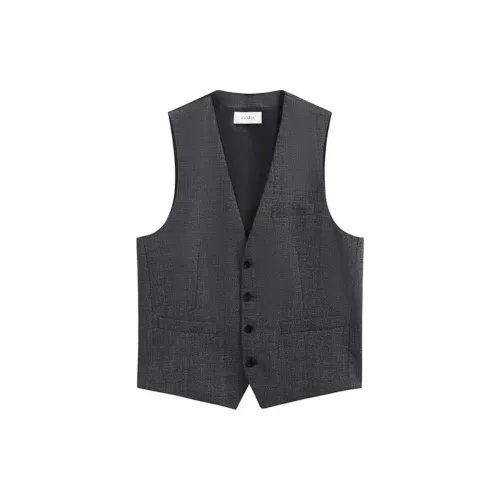 ZIOZIA Vests Men Gray