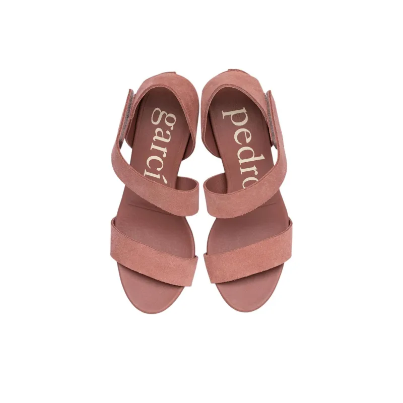 Pedro García West Strap Sandals 6.5cm Women's Pink-4
