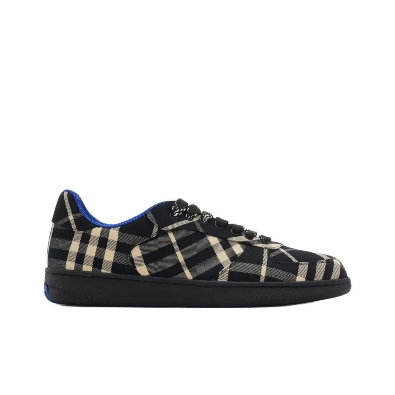 Burberry Terrace Low Top Skateboard Shoes Men's Black-1