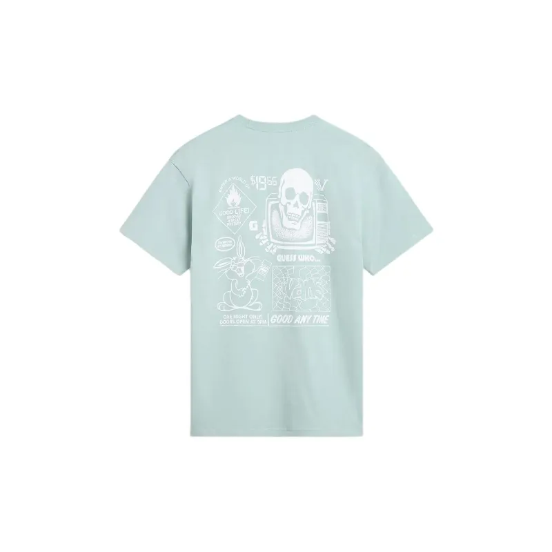 Vans CRAZY EDDY Regular T-Shirt Men's Blue-1