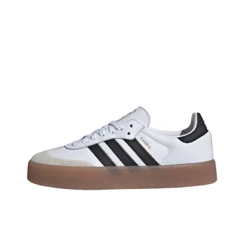 Adidas Originals Sambae Cloud White Metallic Gold Women's
