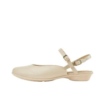 Asics Pedala Ladies 3E Casual Single Shoes Women's Beige