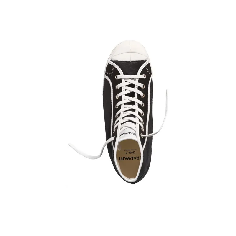 SPALWART Special Stylish Skateboarding Shoes Unisex Black White-4