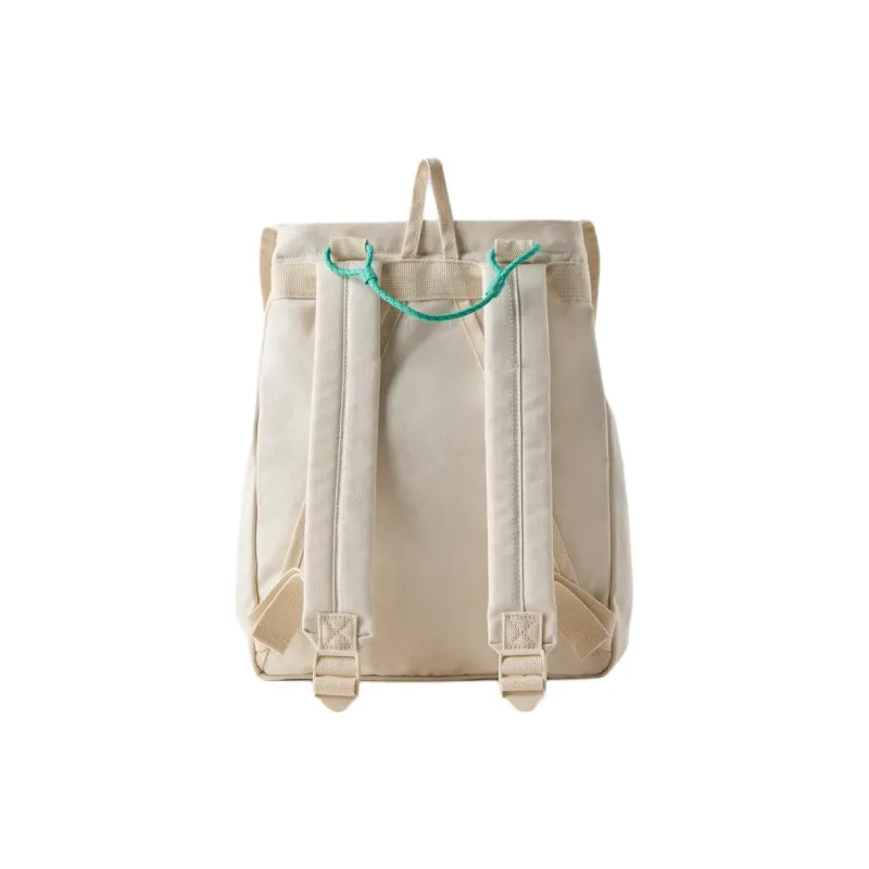 ZARA Cotton Backpack Regular Women's Natural White-3