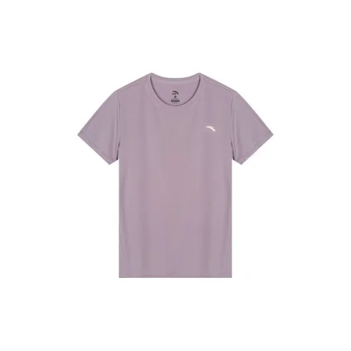 ANTA T-Shirts Women's Silk Gray Purple