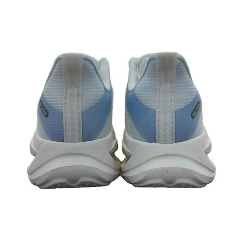 Erke Cushioning Breathable Low-Top Platform Casual Running Shoes Unisex White-4