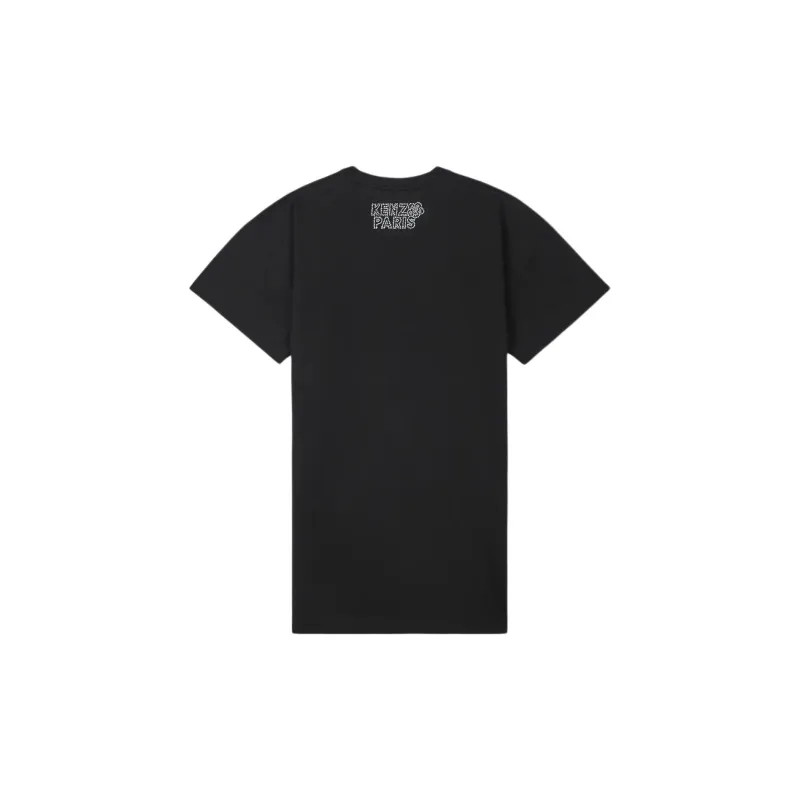 KENZO Embellished Crewneck T Shirt Dress-1