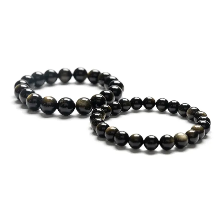 Qiong Yu Obsidian Bracelets Unisex-10